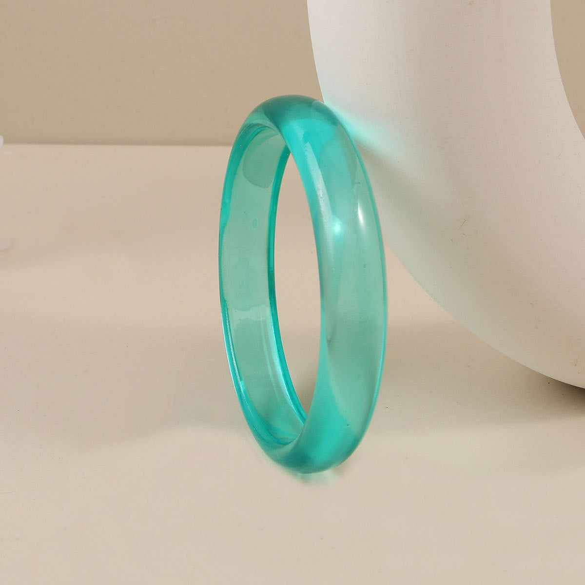 Fashion Resin Glossy Design Smudges Simple Bracelet