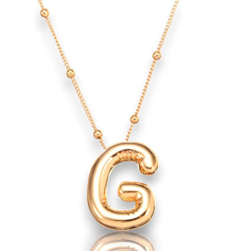 Glossy Letter Copper Popular Accessory Exquisite Necklaces