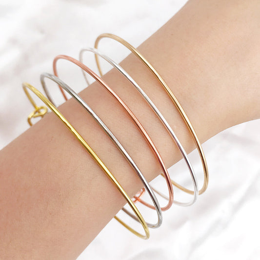 Popular Push-pull Telescopic Adjustable Steel Wire Bracelet