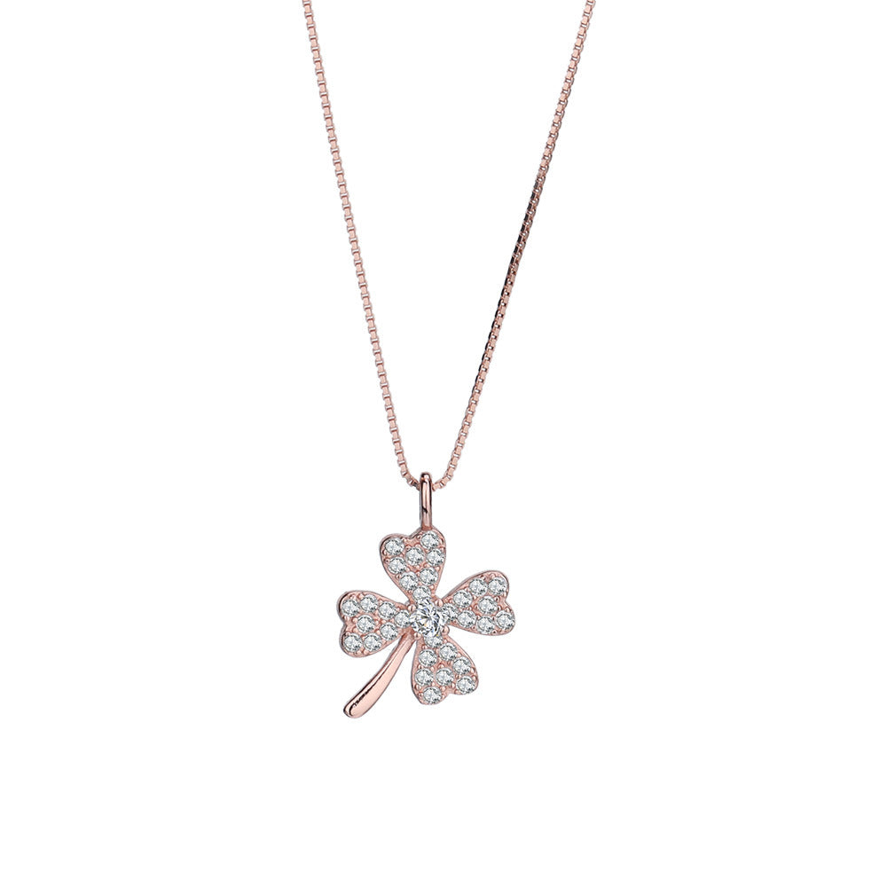 Women's Clover For Niche Design Clavicle Chain Necklaces