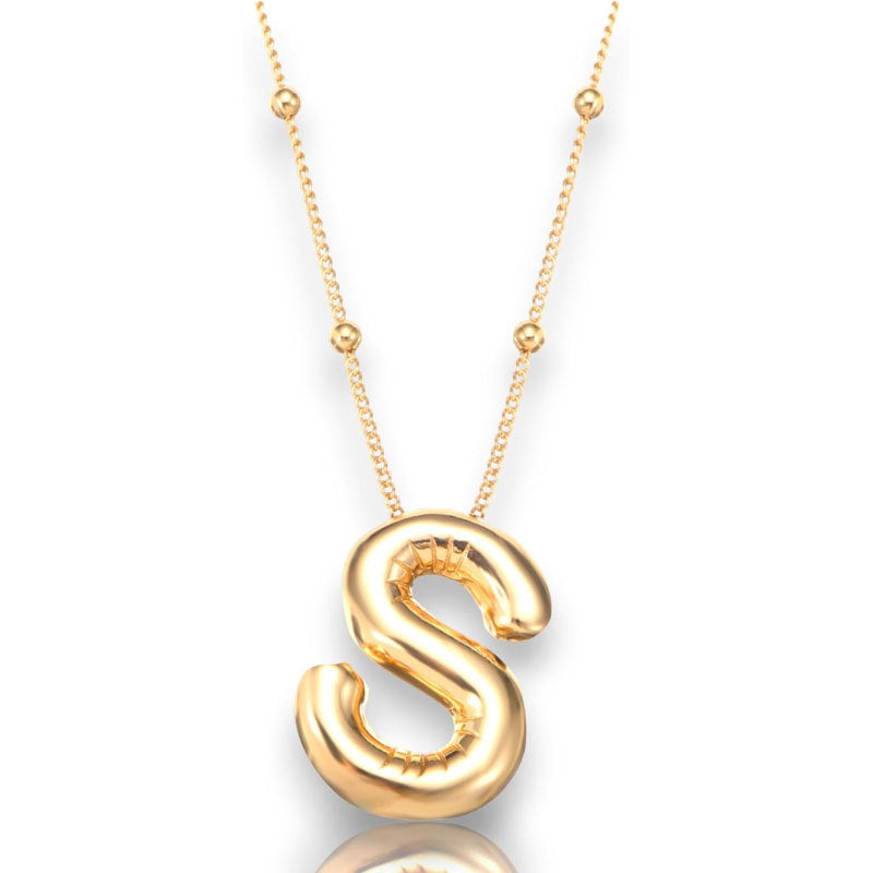 Glossy Letter Copper Popular Accessory Exquisite Necklaces