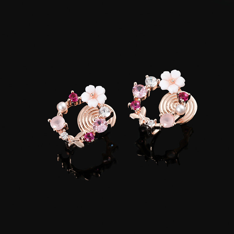 Women's Her Private Life Garland One-piece Mosquito Coil Ear Earrings