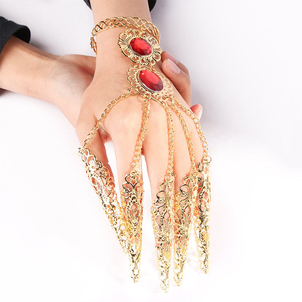 Women's Props Golden Young Of India Nails Rings