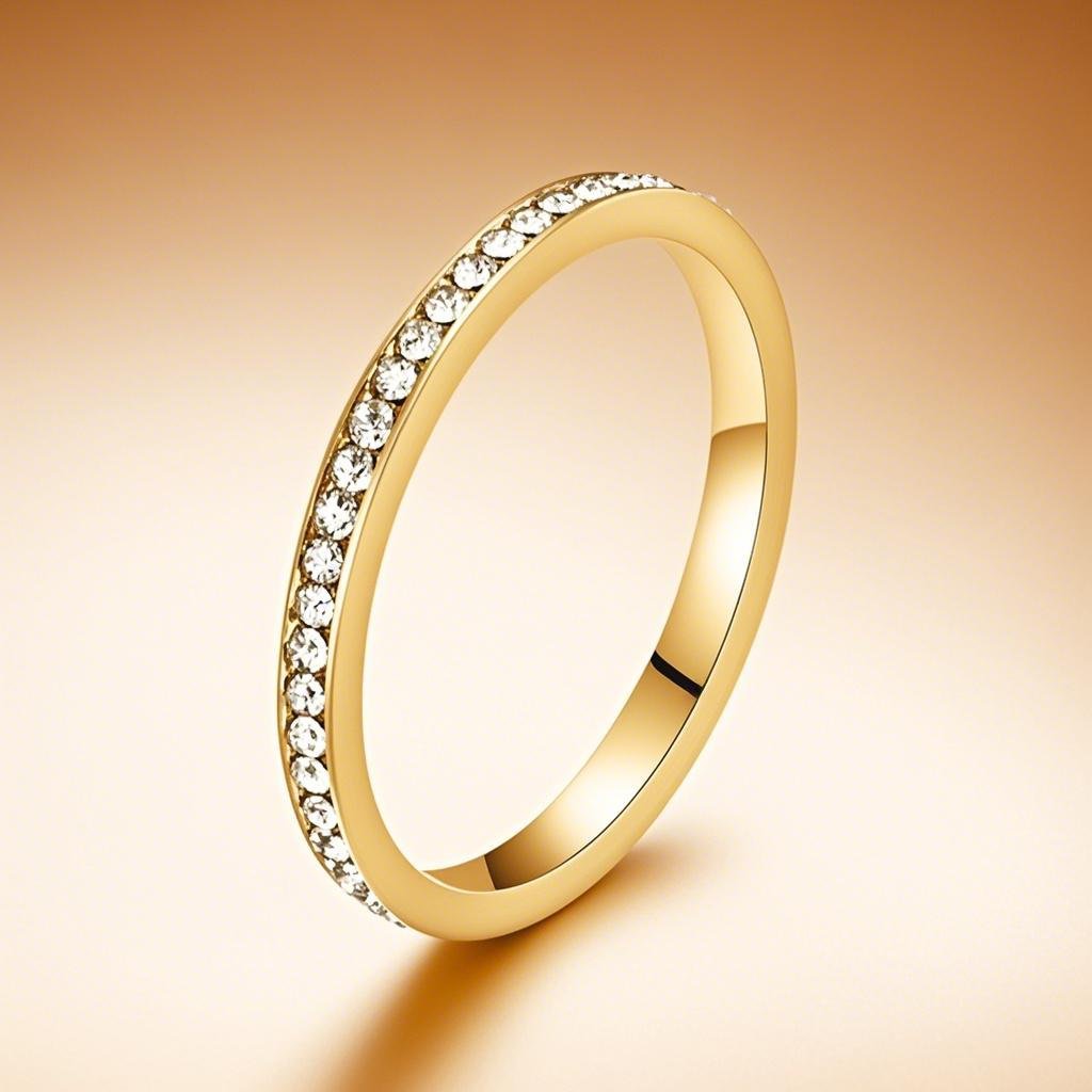 With Diamond Advanced Design Sense Niche Extremely Fine Ring