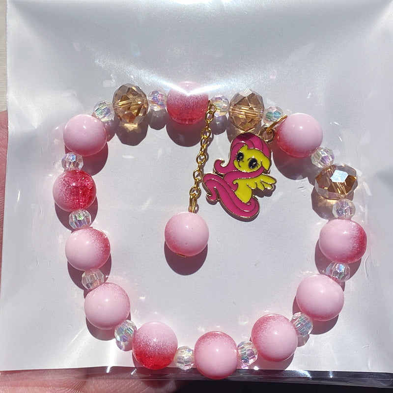 Pony Crystal String Beads Get Goods Bracelets