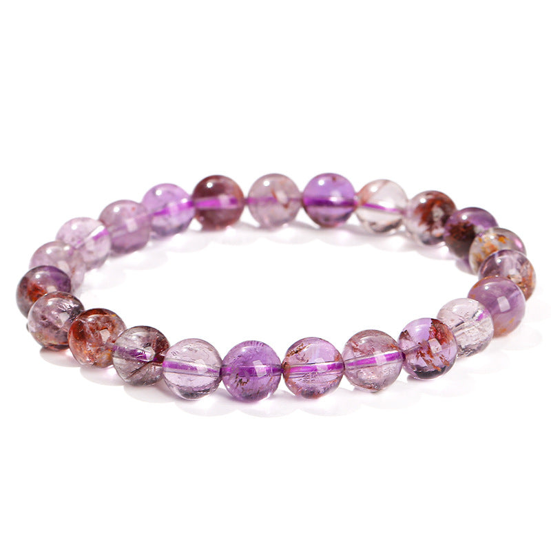 Natural Purple Ghost Stone High Sense Crystal Bracelets