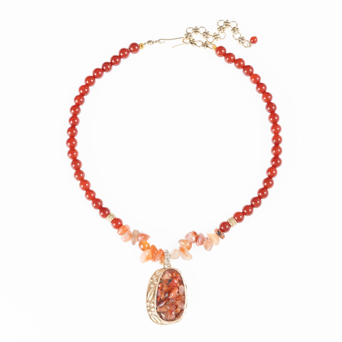 Women's Western Temperament Niche Design Collection Glass Necklaces
