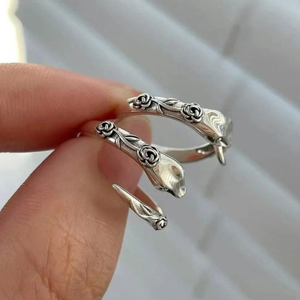 Minority Fashion Personality Rose Index Finger Rings