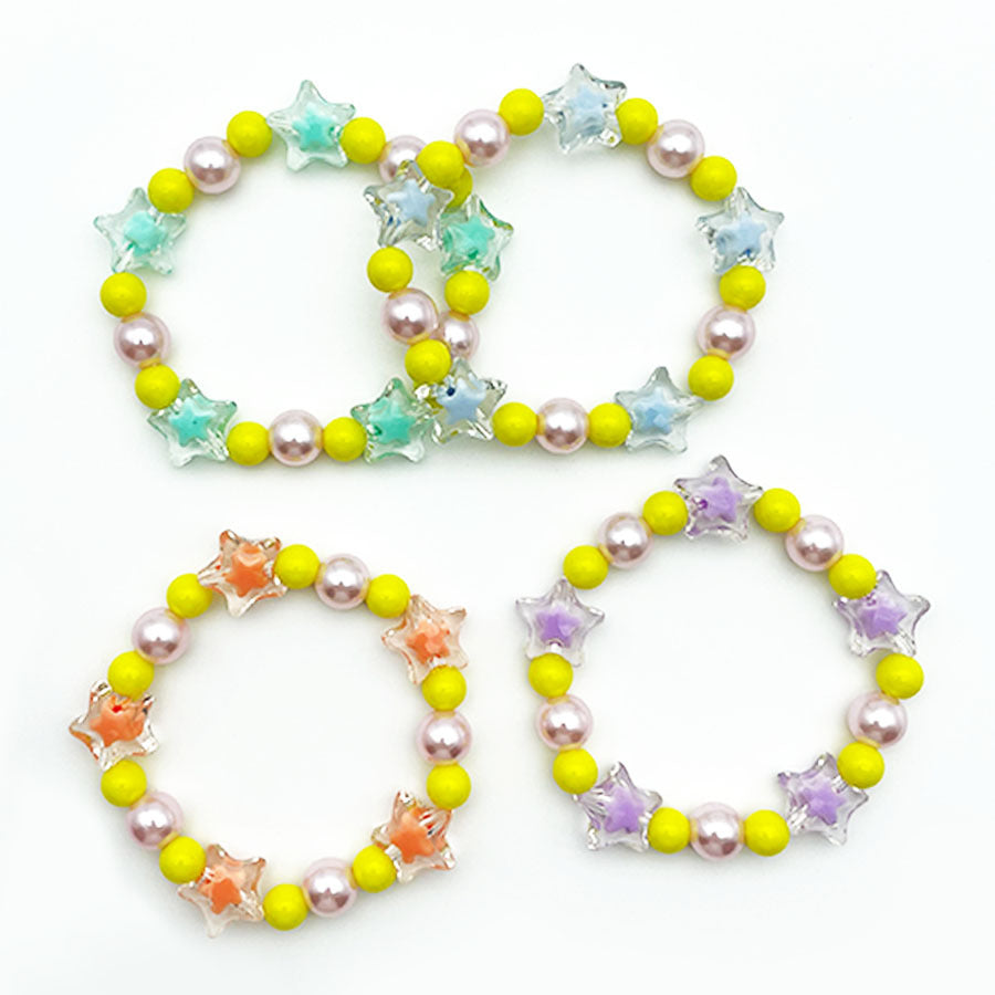 Children's Dopamine Crystal String Beads Cute Jewellery Bracelets