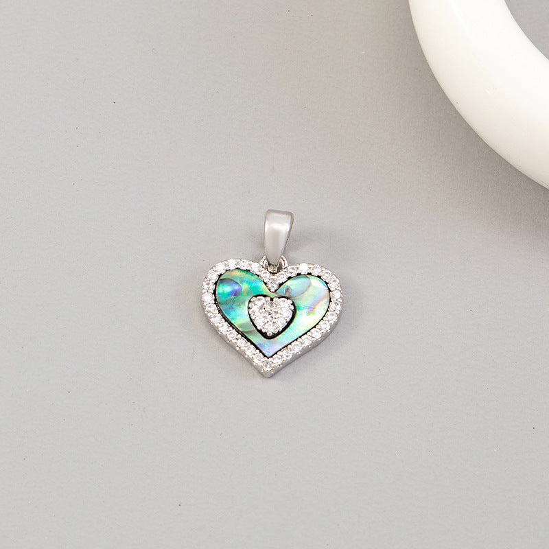 Color Retaining Fritillary Baroque Colorful Clover Pendant