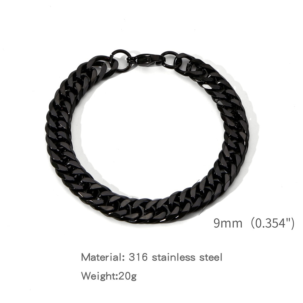 Fashion Exaggerated Electroplating Double Woven Grinding Bracelets