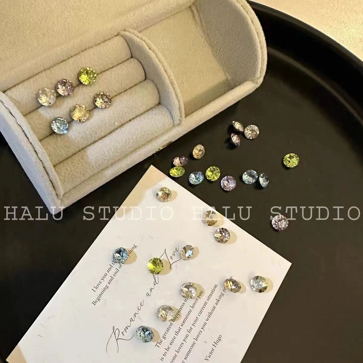 Ear Titanium Steel Colored Cochlear Bone Earrings
