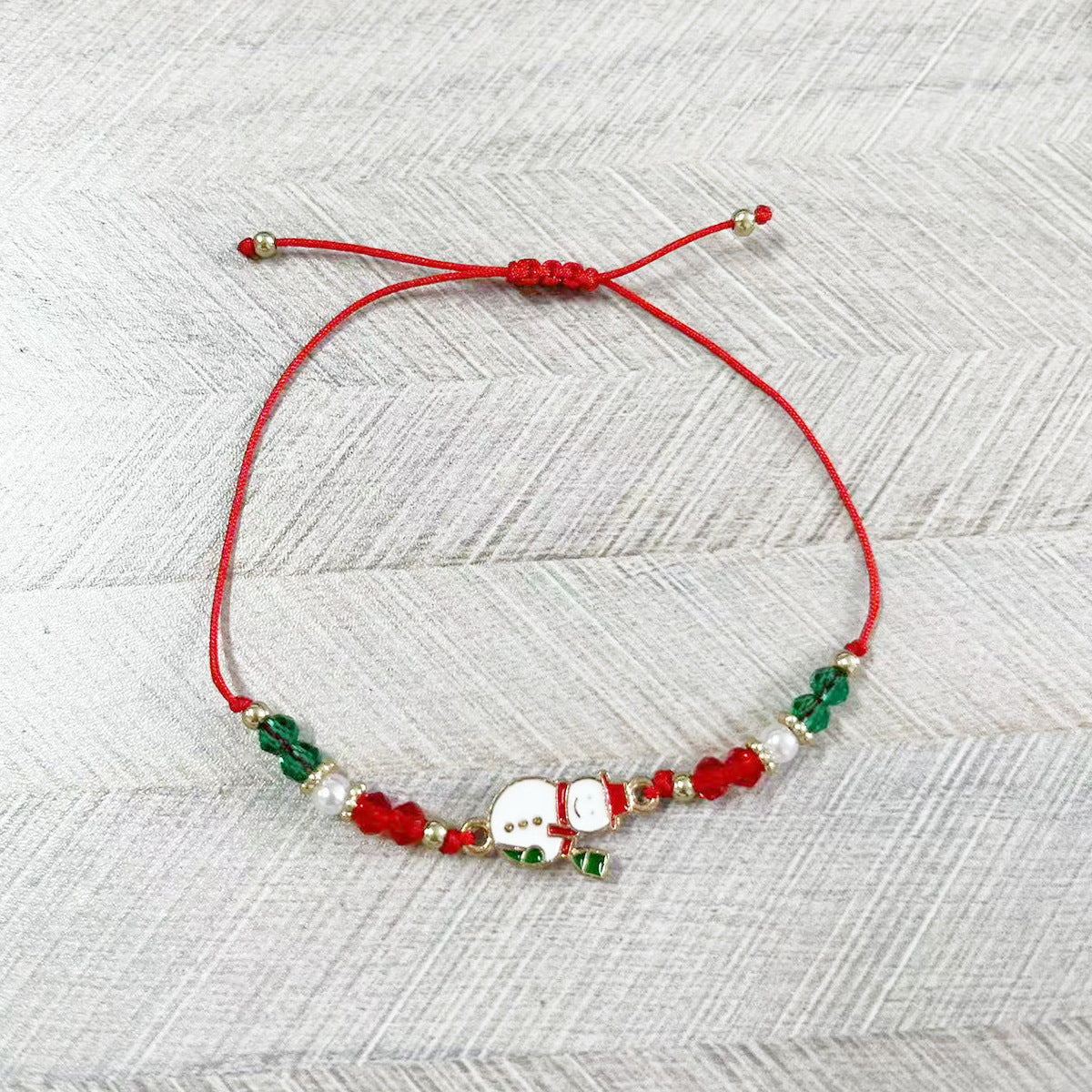 Adjustable Snowflake Santa Claus Christmas Tree Bracelets