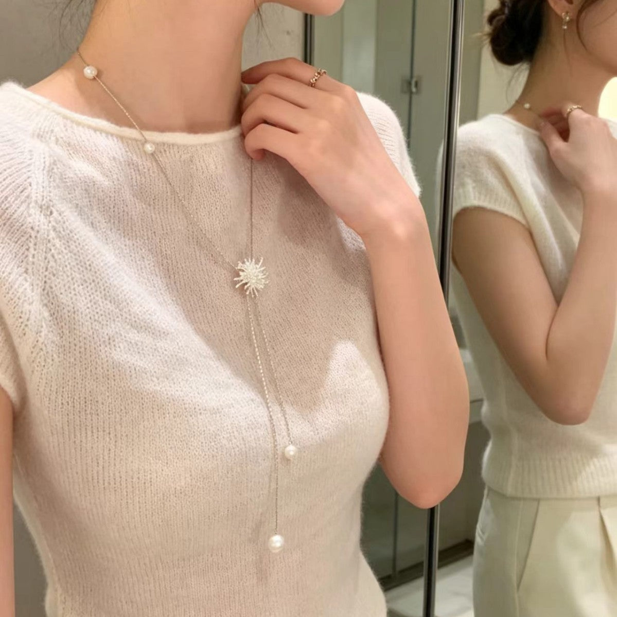 Women's Tassel For Fashion Light Luxury Long Necklaces