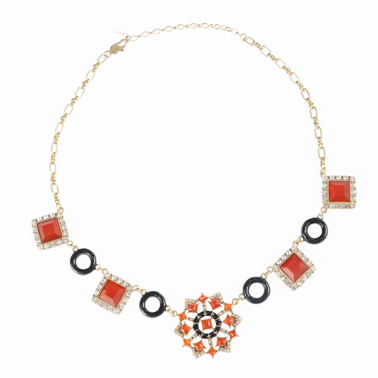 Women's Western Temperament Niche Design Collection Glass Necklaces