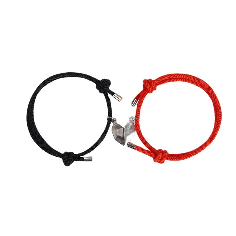 Suction Package Black White Stone Long-distance Bracelets