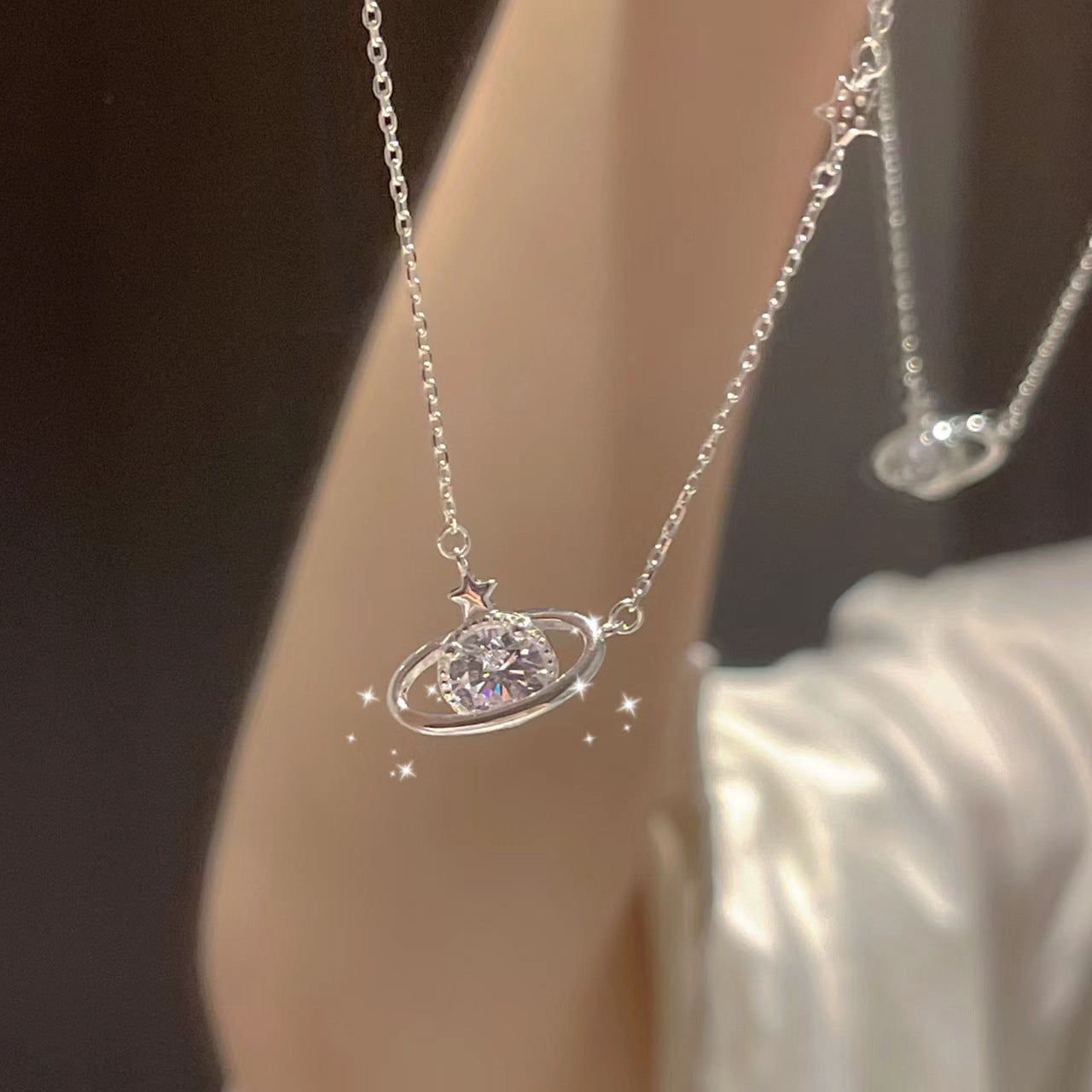Planet Universe Female Light Luxury Minority Necklace