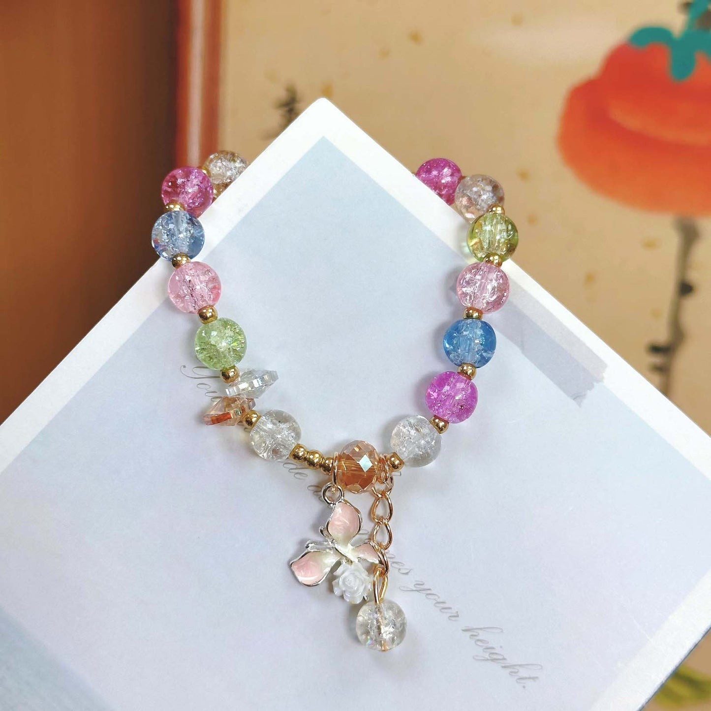 Korean Princess Female Hot Flower Beaded Bracelets