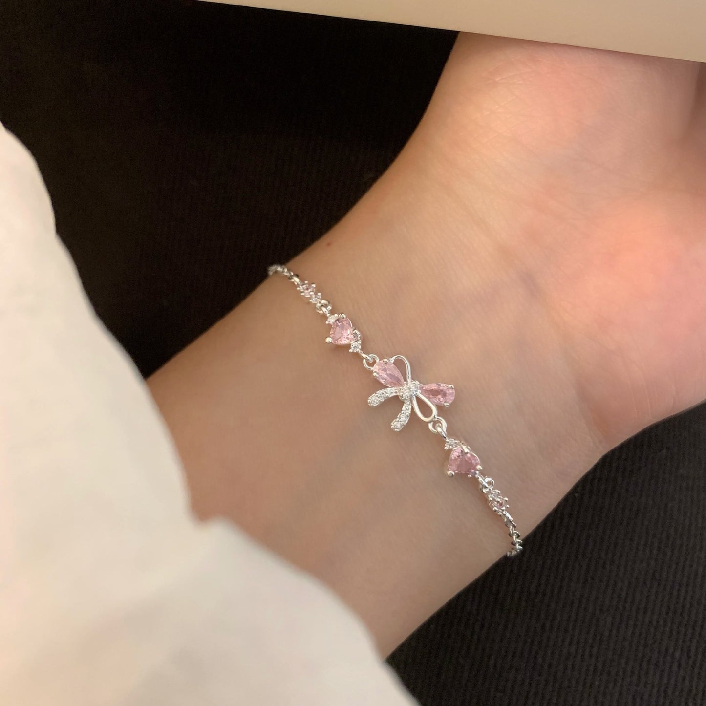 Bow Exquisite Commuter Niche Design Light Luxury Fashion Love Small Bracelet