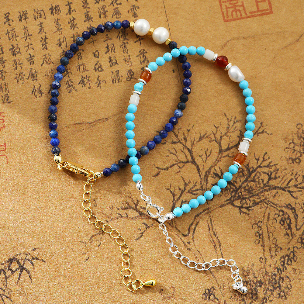 Turquoise Lapis Lazuli Millet Beads Accessories Bracelets