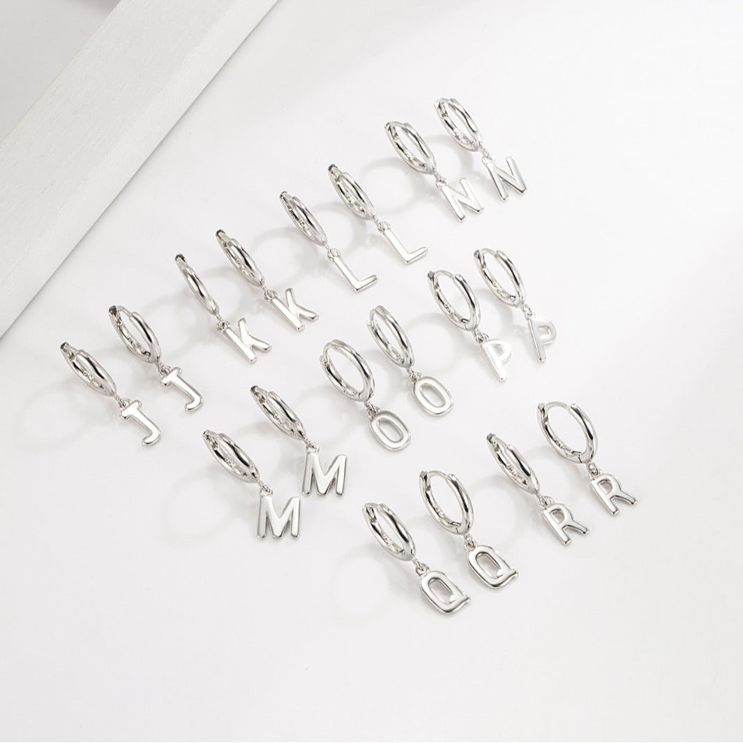 Clasp English Letters Fashion Temperament Entry Earrings
