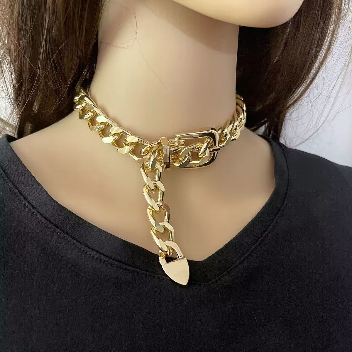 Women's Chain Single Layer Clavicle Fashion Punk Necklaces