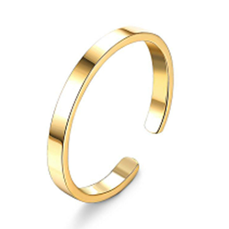 Adjustable Titanium Steel Popular Stainless Couple Rings