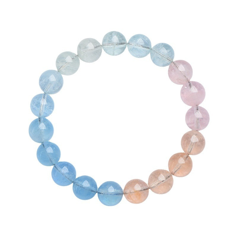 Natural Morgan Stone Beads Gradient Scattered Bracelets