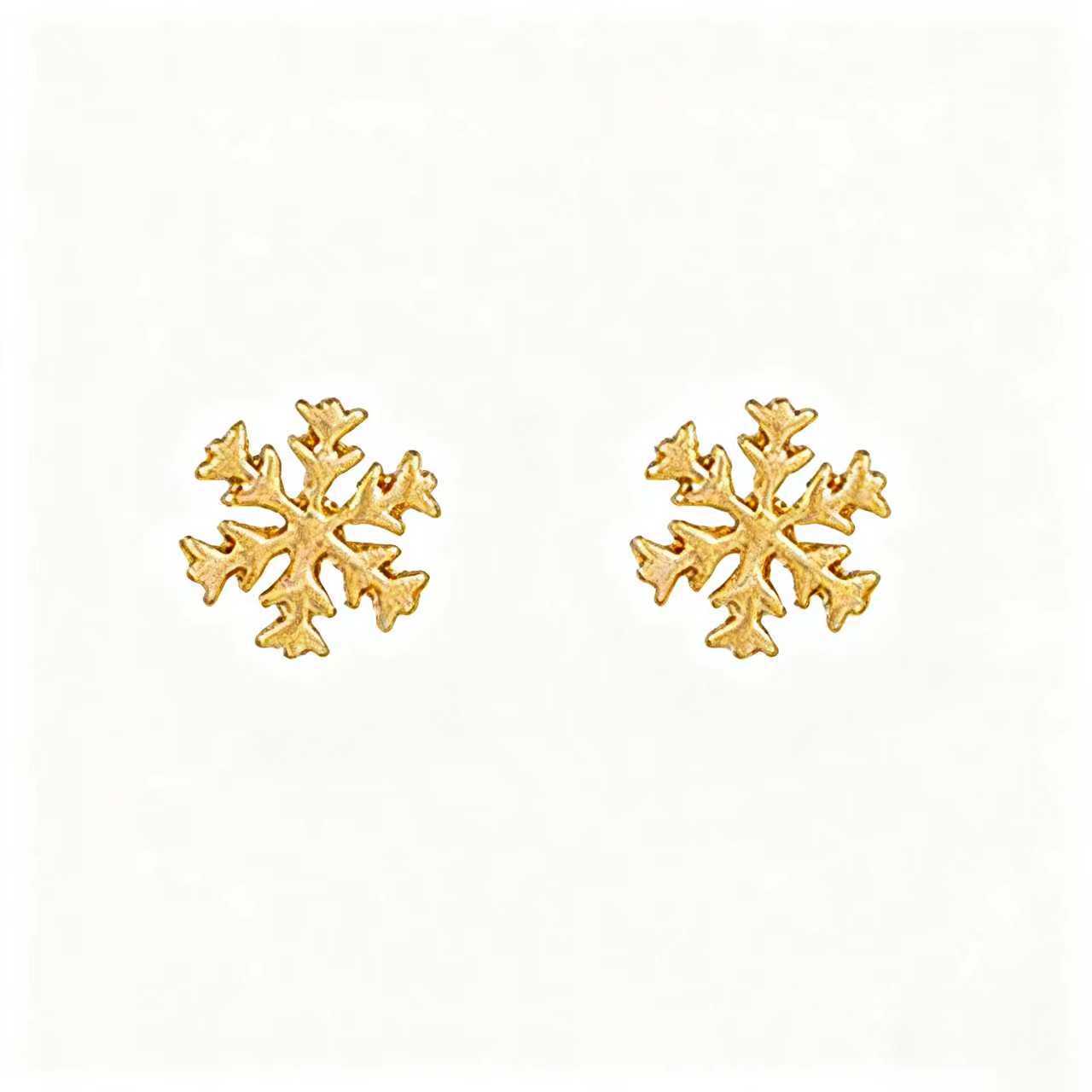 Women's Snowflake Ear Zinc Alloy Electroplated Light Luxury For Stud Earrings
