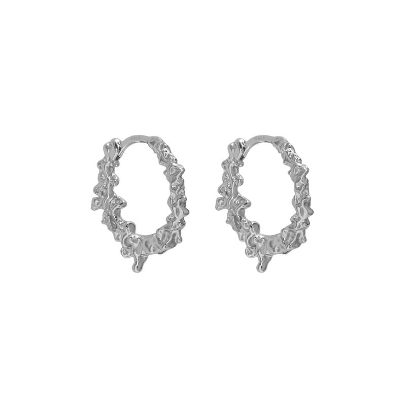 Women's Korean Niche Design Minimalist Geometric Irregular Earrings