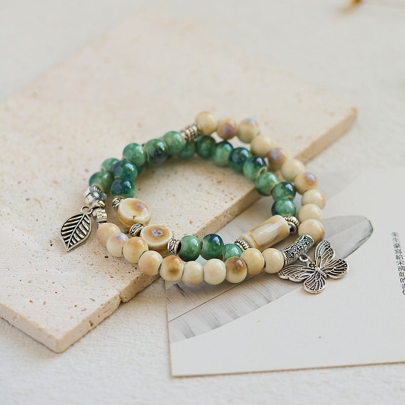 Ceramic Chinese Female Accessories Ethnic Style Bracelets