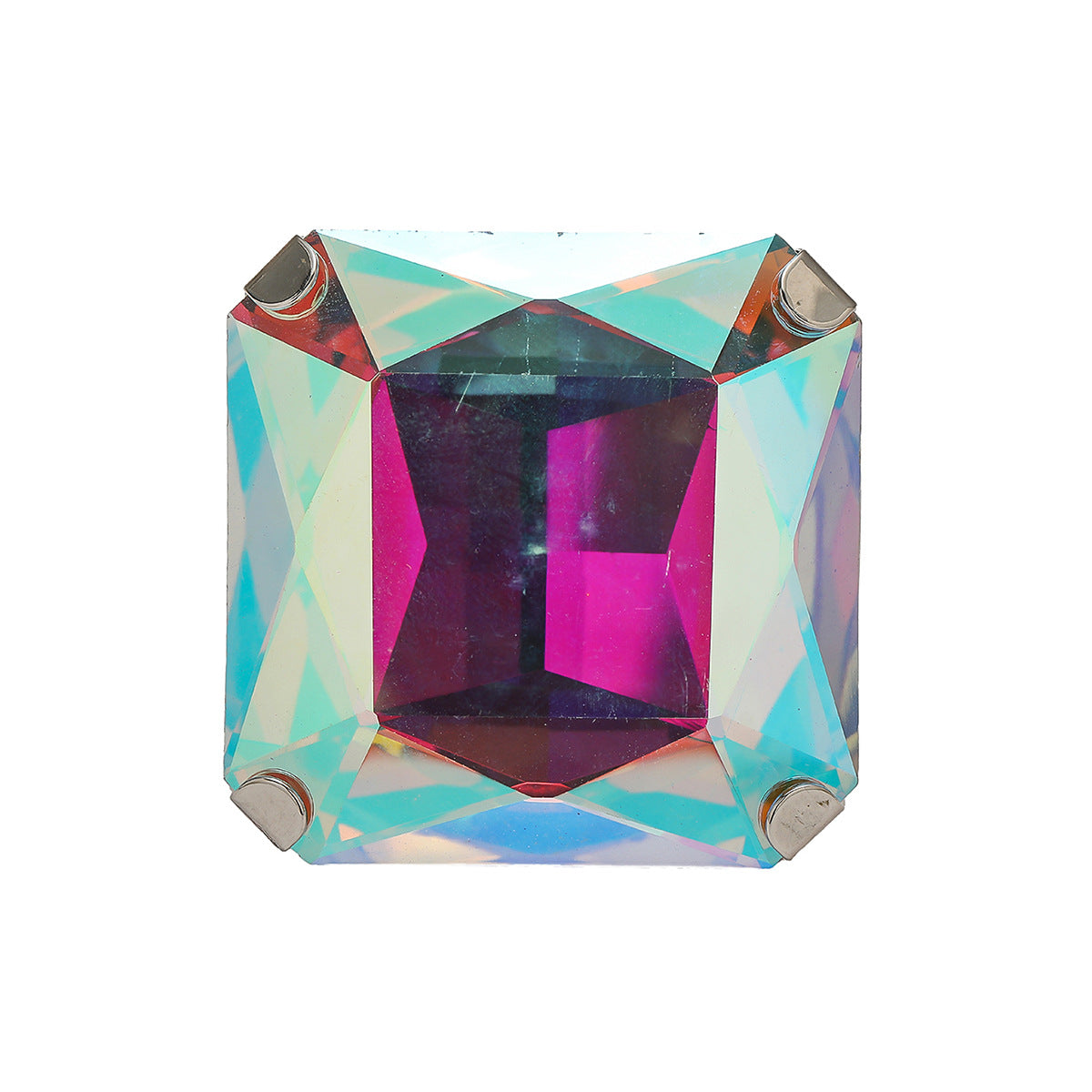 Square Eye-catching Stylish Simple Versatile Light Rings