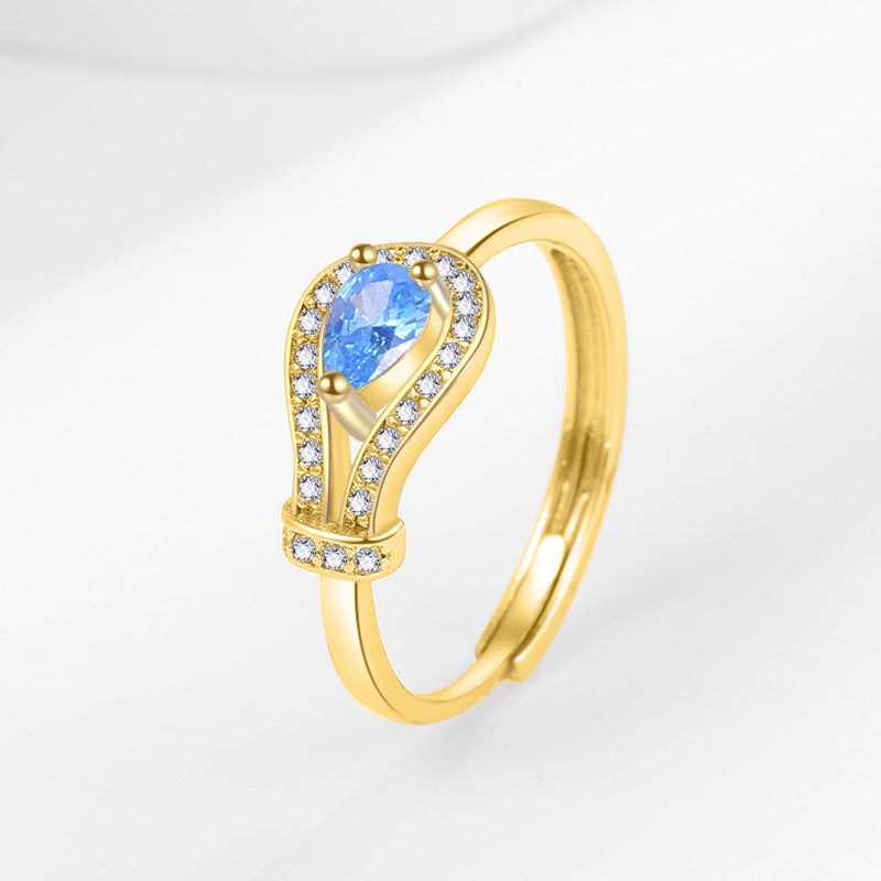 Affordable Luxury Fashion Inlaid Zircon Female Rings