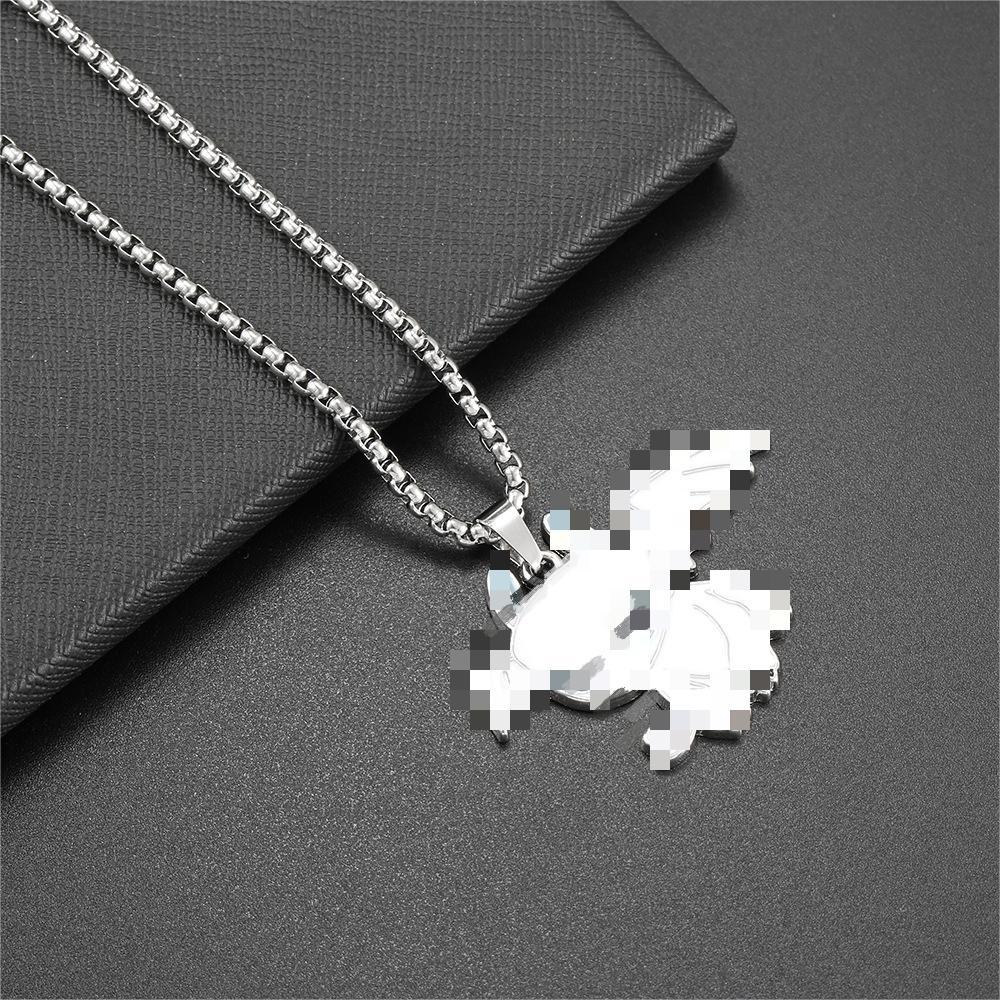 Women's & Men's Style Titanium Steel Versatile Retro Personalized Necklaces