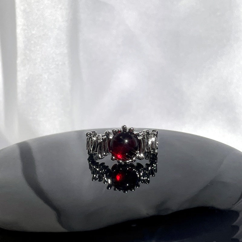 Enamel Sweet Cool Punk Cold Wind Rings