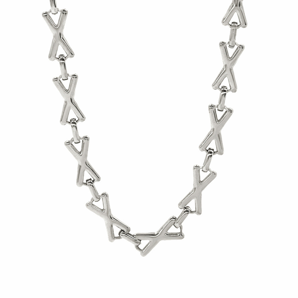 Trendy Stainless Gold Handmade Chain Waterproof Jewelry Set
