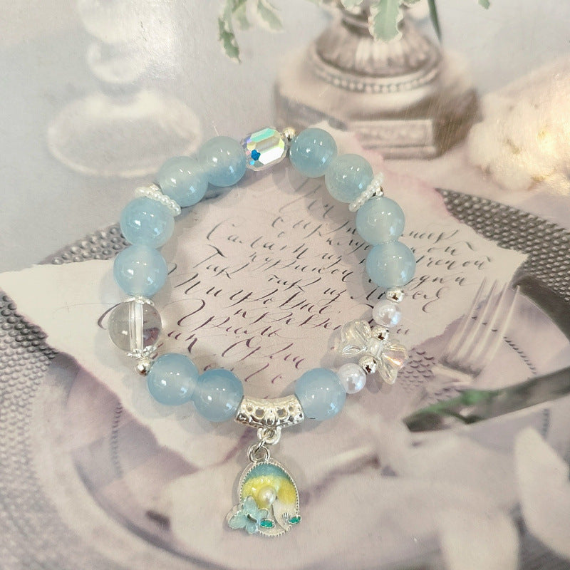 Moon Glazed Female Design Simple High Sense Versatile Bracelet