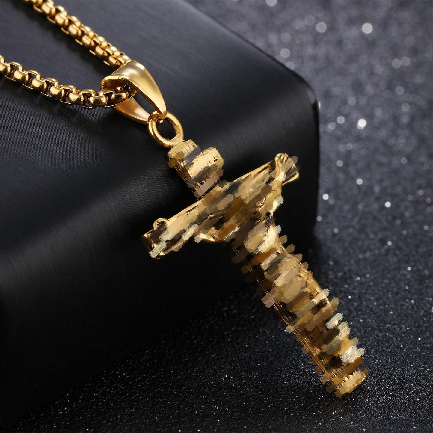 Men's Classic Retro Cross Street Stainless Steel Pendants