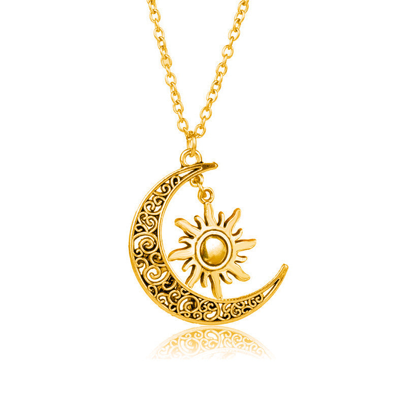 Sun Moon Female Style Personalized Design Pendants