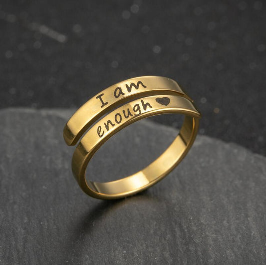 Women's Vintage Open Fashion Stainless Steel Adjustable Rings
