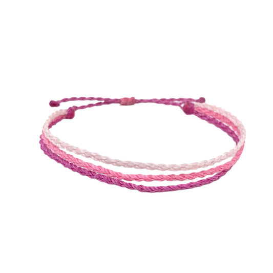 Three-strand Braid Wax Rope Bohemian Beach Bracelets