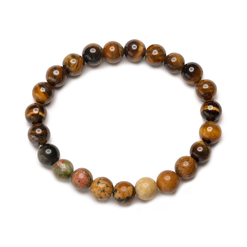 Women's & Men's Eight Planets Natural Stone Space Gifts Bracelets