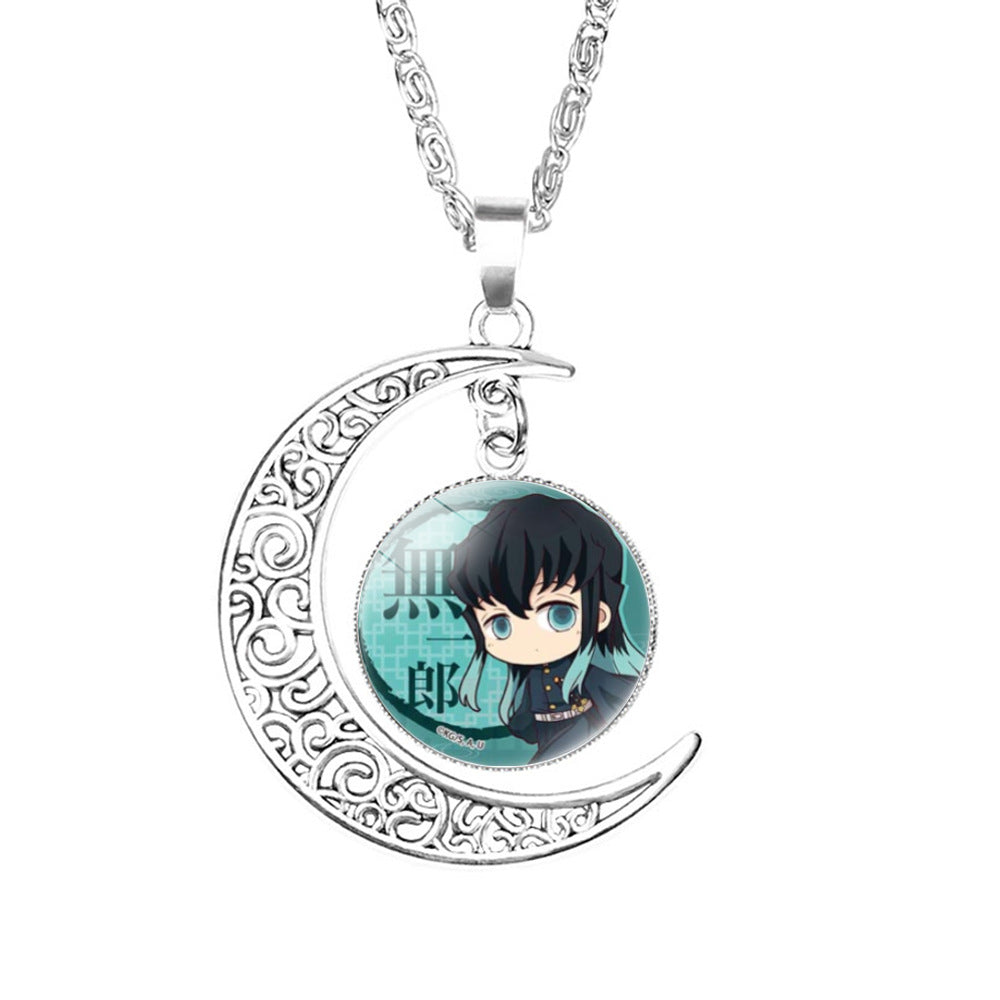 No Moon Gem Stove Door Anime Necklaces