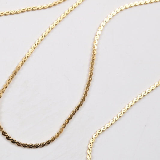 Attractive Chain Titanium Steel Gold-plated Anklet Necklaces
