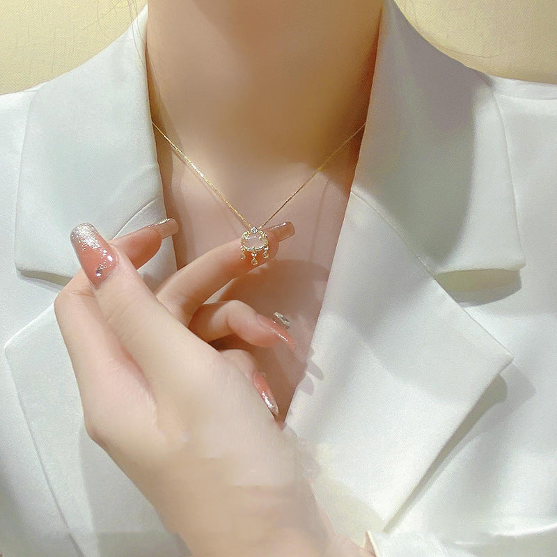 Lock Opal Female Summer Light Luxury Pendants