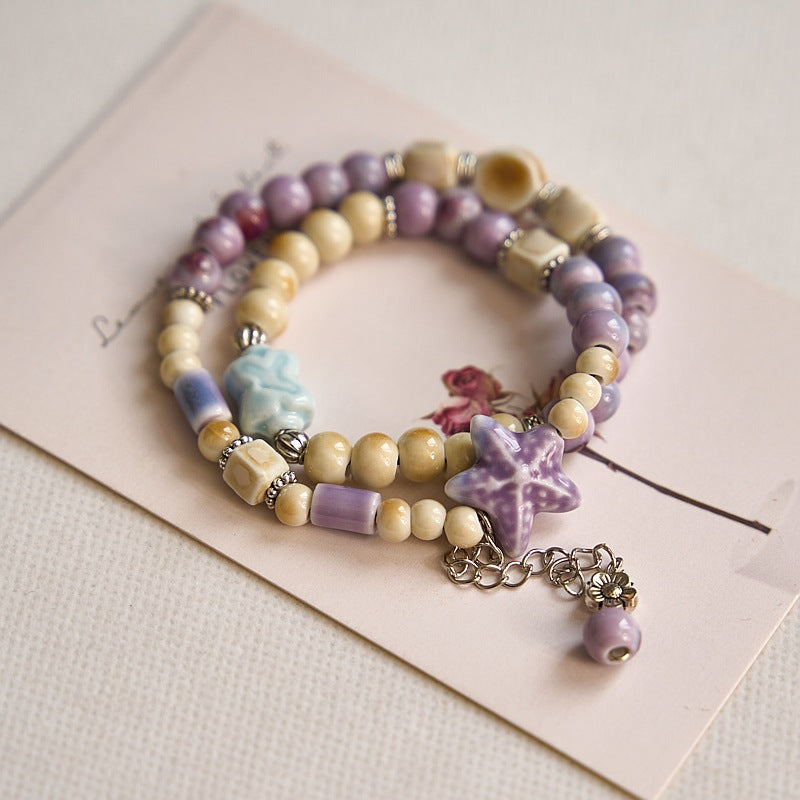 Ceramic Design High-grade Artistic Blessing Jewelry Bracelets