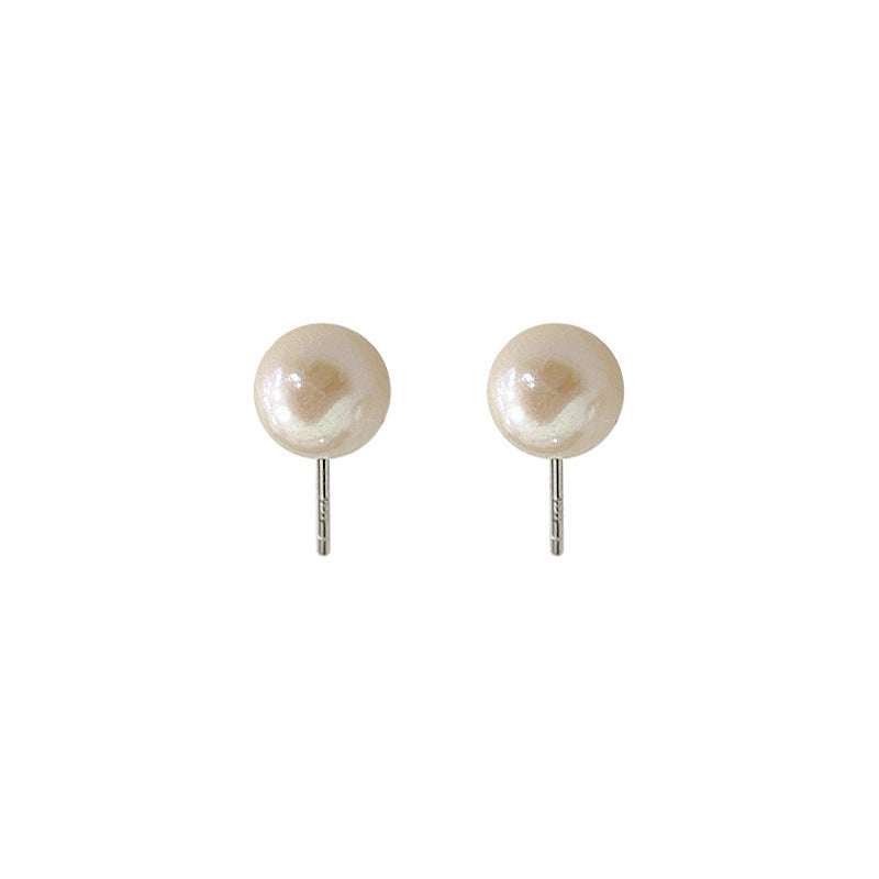 Women's Natural Freshwater Small Pearl For Mini Simple Style Korean Earrings