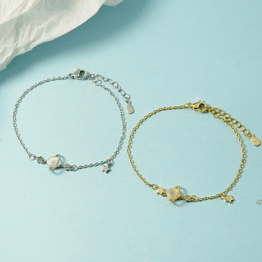 Niche Design Minimalist Opal Girlfriends Fashion For Birthdays Valentine's Days Bracelet