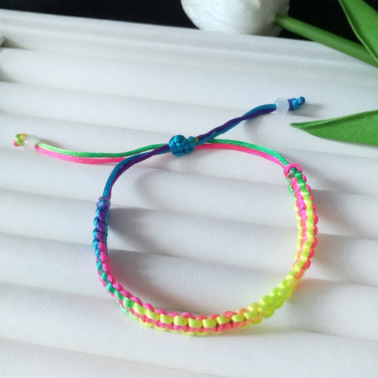 Women's & Men's Rope Colorful Braided Simple Carrying Strap Bracelets