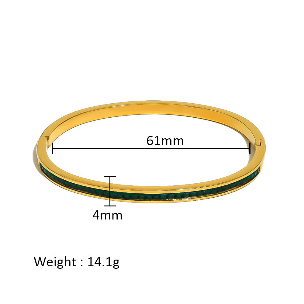 Women's Stainless Steel Electroplated Eight Awn Star Flower Geometric Bracelets